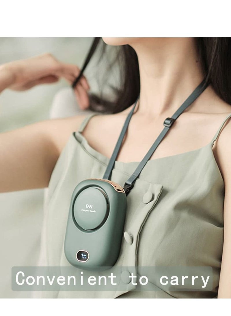 KASTWAVE Handheld Fan Mini Fans Desk Fan Small Eyelash Fan Personal Fan Multifunction with Strong Airflow LED Smart Display and 3 Speed - Image 2