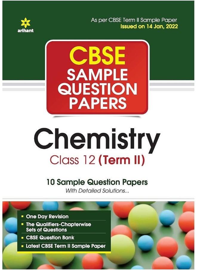null - Arihant CBSE Term 2 Chemistry Class 12 Sample Question Papers (As per CBSE Term 2 Sample Paper Issued on 14 Jan 2022) - Image 1