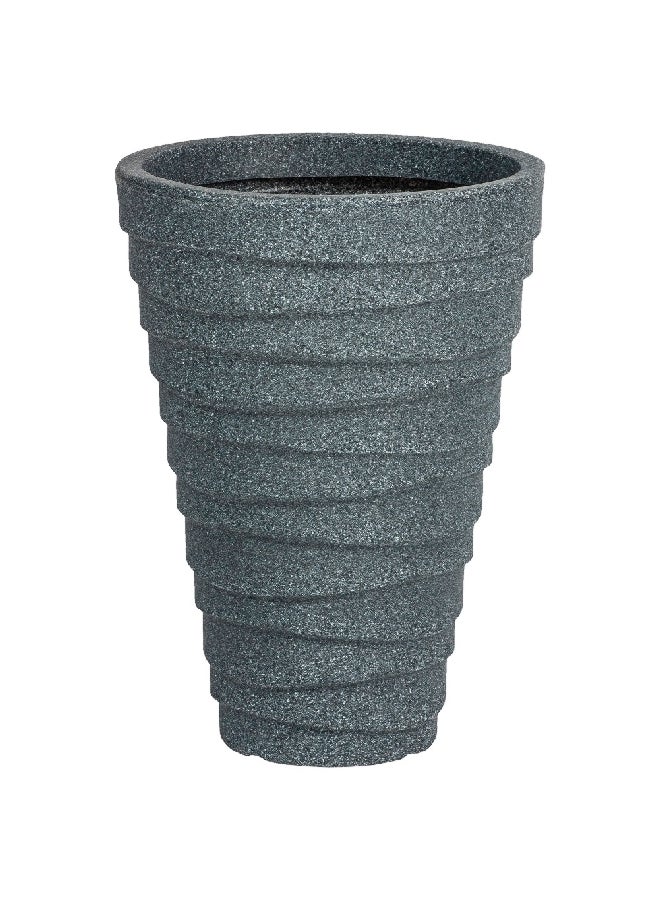 ستراتا تروجان وعاء نباتات صغير مقاوم للطقس خارجي 46 × 33 سم GN569-ASH