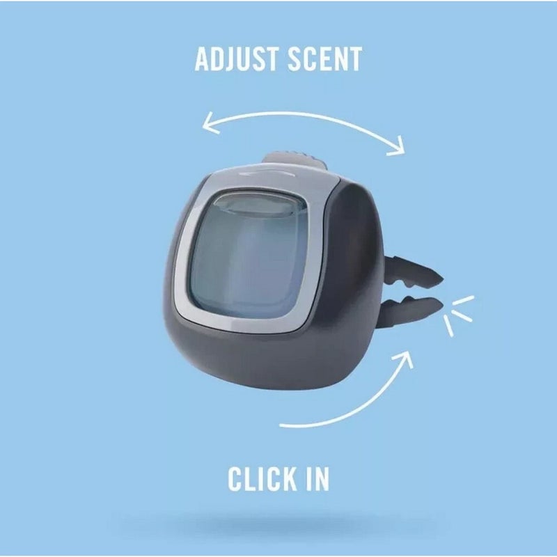 Febreze Car Clip-On Air Freshener – Blossom & Breeze Scent for Long-Lasting Odor Elimination & Fresh Car Interior - Image 3