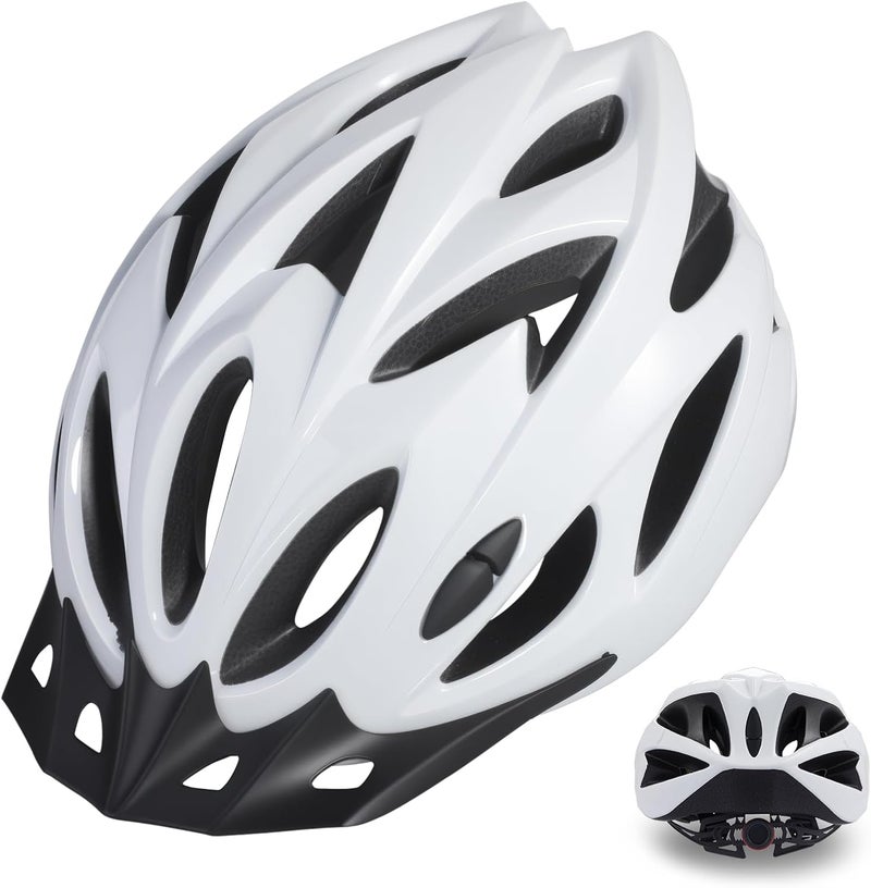 Zacro Adult Bike Helmet Lightweight for Men Women Comfort with Pads&Visor, Certified Bicycle Helmet for Adults Youth Mountain Road Biker - Image 1