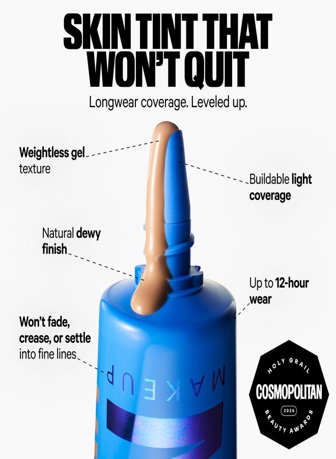 Milk Makeup Hydro Grip Hydrating Gel Skin Tint – 12HR Lightweight Buildable Coverage with Hyaluronic Acid for Natural Dewy Finish – Non-Comedogenic – 8 Medium w/Neutral to Warm Undertones, 1oz - Image 2