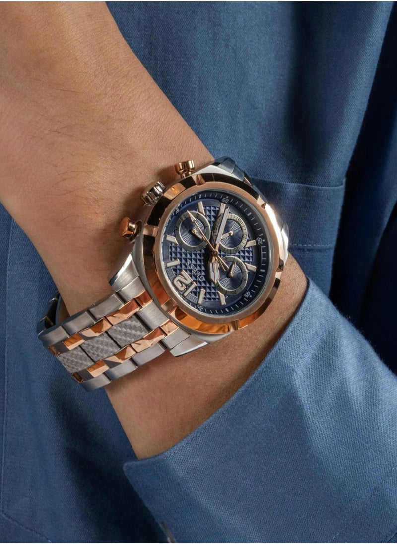 GUESS - Men's Analog Quartz Chronograph Stainless Steel Watch GW0714G3 - 44mm - Image 1
