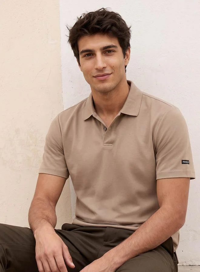Love Pangolin Love Pangolin 2 Way Stretch Polo T-shirt