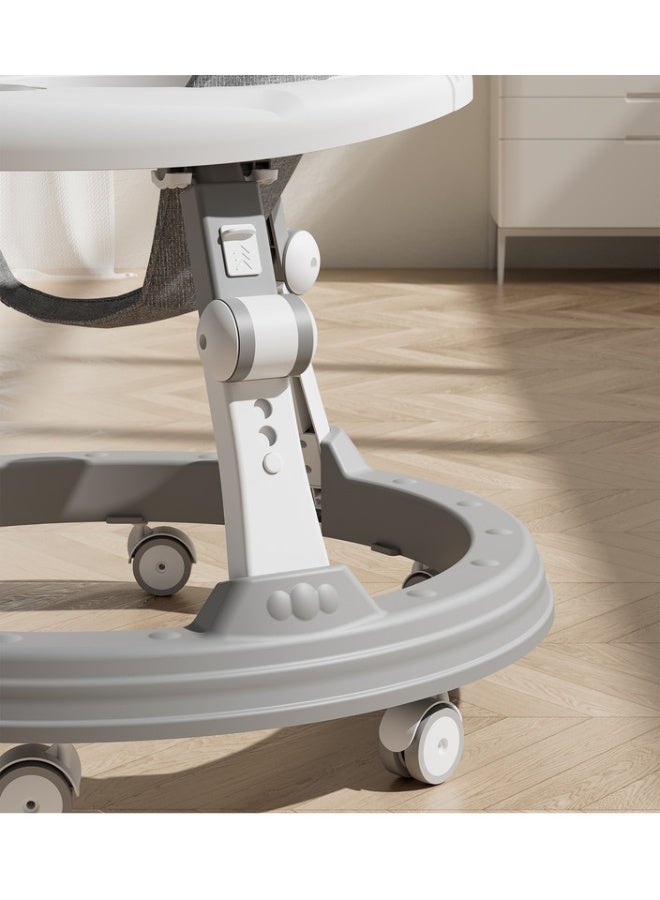 ORiTi عربة أطفال، عربة، عربة أطفال متعددة الوظائف مضادة للتقلب، يمكن للأطفال الذكور والإناث الجلوس والدفع والتعلم والقيادة وبدء السيارة - وردي - Image 2