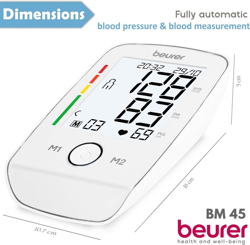 Beurer BM45 Upper Arm Blood Pressure Monitor - Image 5