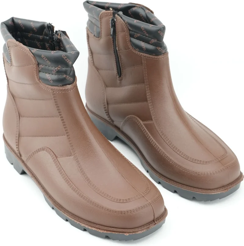 جيزر Winter Men's Zippered Warm Lined Snow Boots