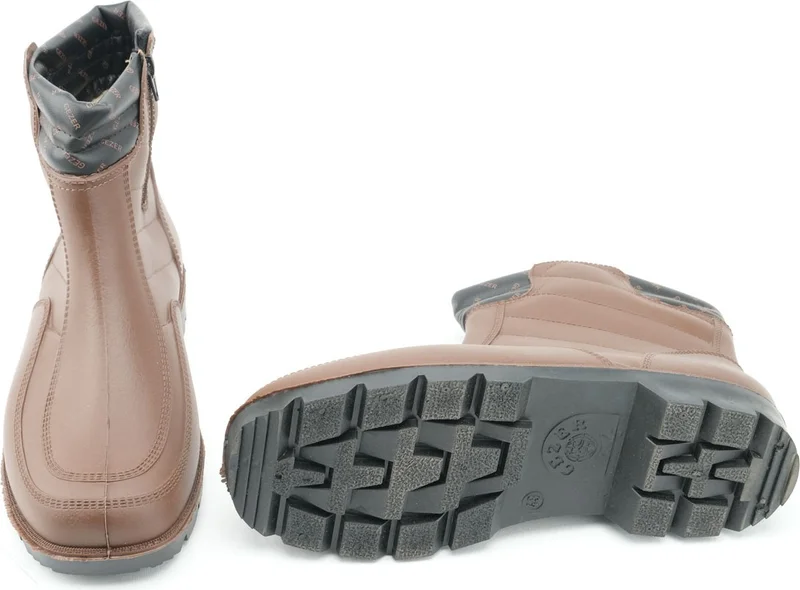 جيزر Winter Men's Zippered Warm Lined Snow Boots