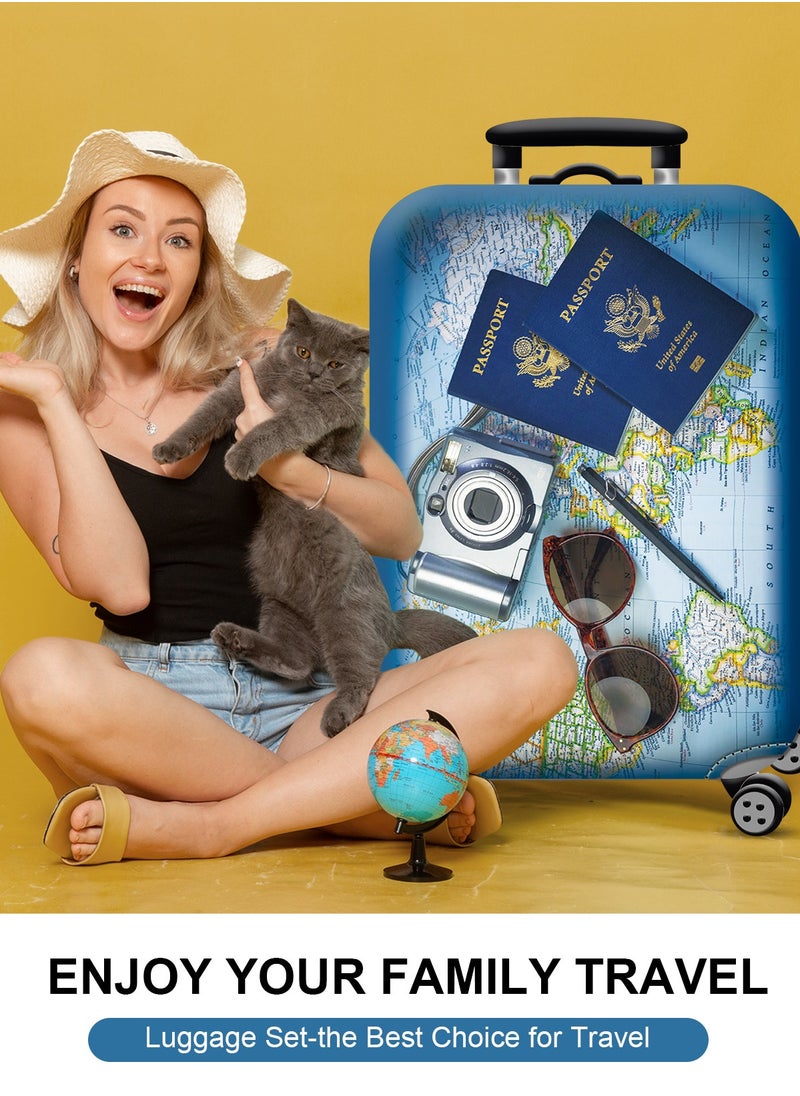 URbazaar Elastic Travel Luggage Cover Travel Suitcase Protective Cover for Trunk Case Apply to luggage Suitcase Cover  - Image 2