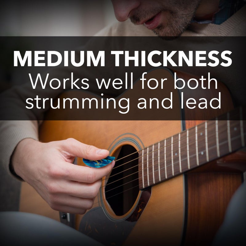 Fender Premium Picks Sampler - 12 Pack Includes Thin, Medium & Heavy Gauges (Austin Bazaar Exclusive) - Image 3