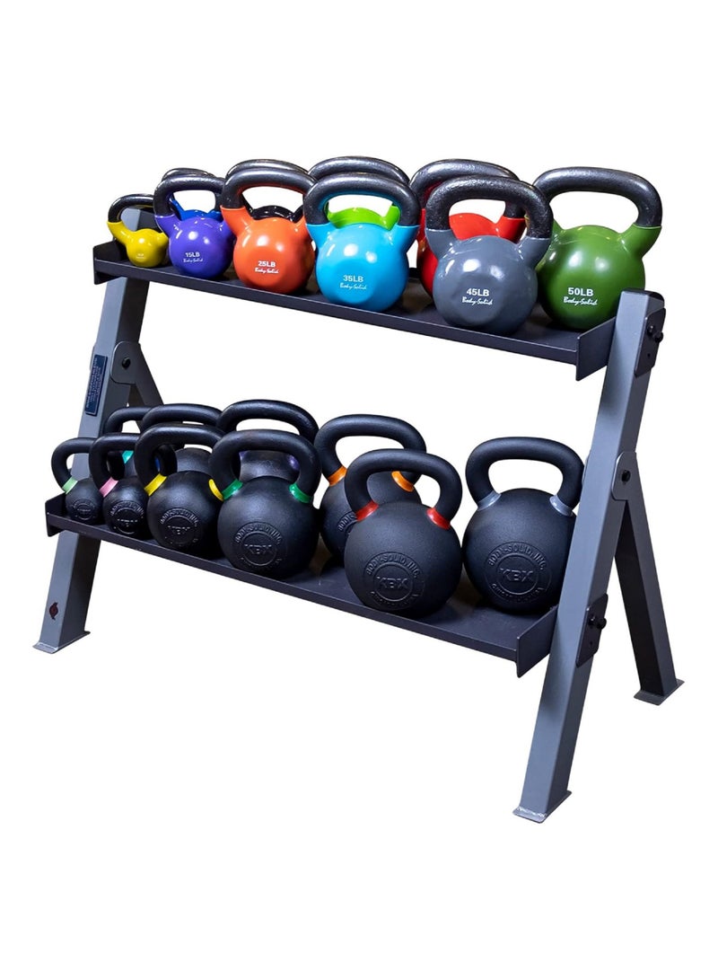 بادي سوليد الجسم الصلب Kettlebell ورف الدمبل - Image 4