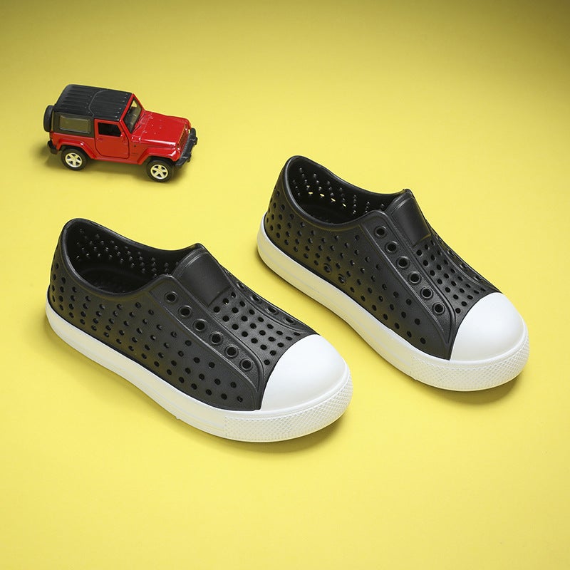Cave Shoes Children'S Summer Non-Slip Waterproof Children'S Cave Shoes Parent-Child Breathable Hollow Beach Sandals Eva - Image 5