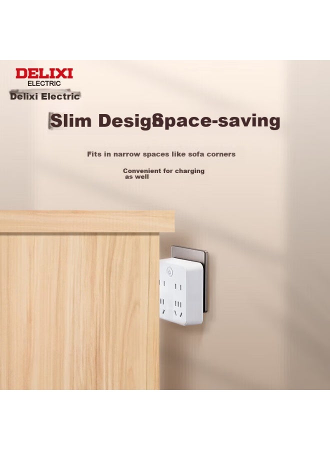 Delixi 86-type Conversion Plug/socket/power Strip/power Bar/power Adapter/power Converter, One-to Conversion Plug, Master Control, Wireless - Image 3
