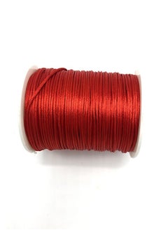 100 Yards Of One Roll Jewelry Making Cord Silk Satin Material 1 Millimetre