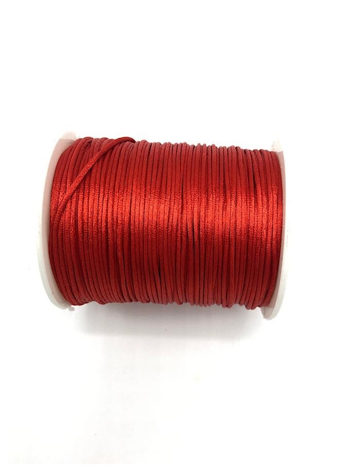 Generic - 100 Yards Of One Roll Jewelry Making Cord Silk Satin Material 1 Millimetre - Image 1