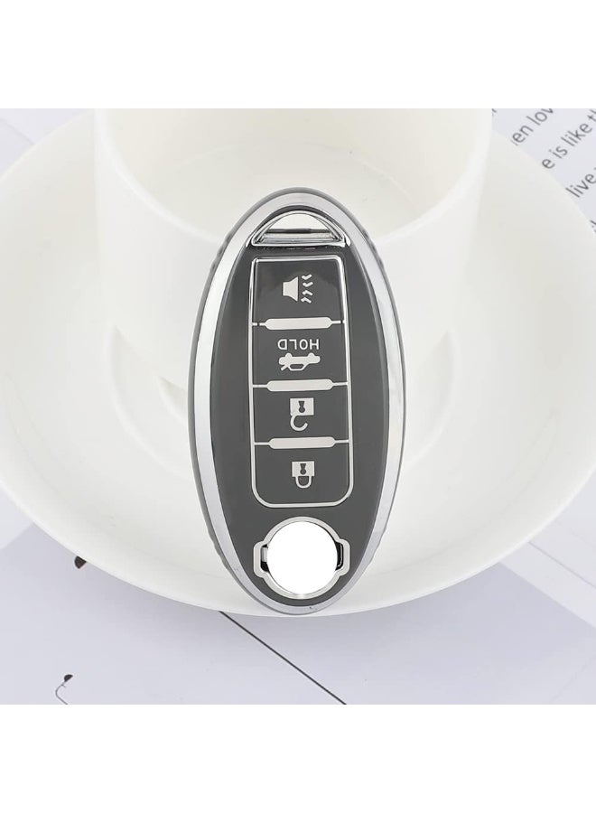 Key Cover for Nissan 4 Button TPU Car Keys Case Shell Protector for Nissan Sentra , Sunny Smart Key - Image 2