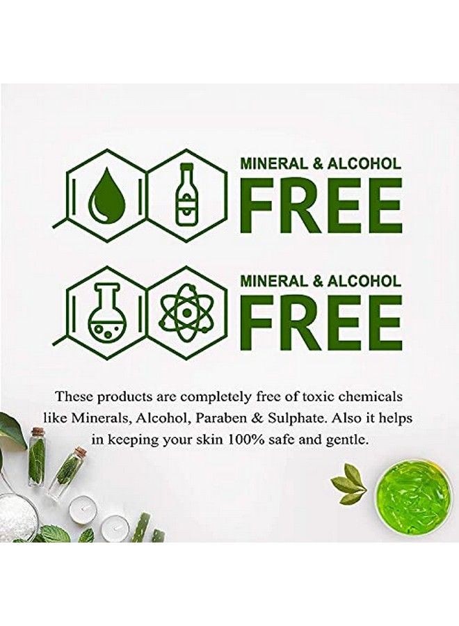 NUTRIGLOW Aloe Vera Gel For Face Hair Acne Sunburn Bug Bites Rashes Glowing And Radiant Skin Non Sticky All Skin & Hair Types 100 Gm Each Pack Of 4 - Image 5