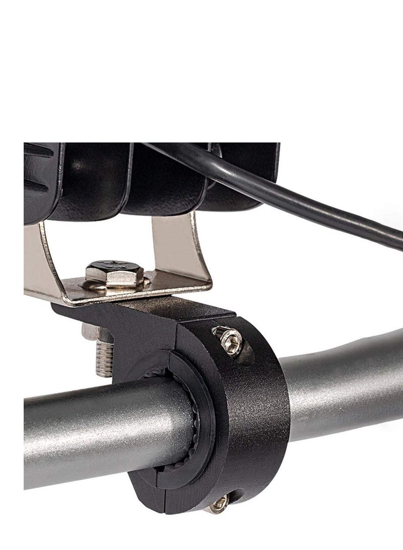 SYOSI Motorcycle Fog Light Mount Universal Anti-Oxidation Fog Light Mount Stand Kit Roof Roll Cage Holder Tube Clamp Mounting Bracket - Image 5