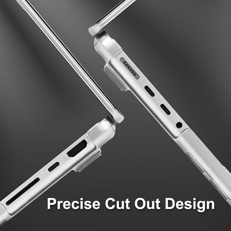 موسيسو حافظة متوافقة مع MacBook Pro 16 بوصة 2025 2024 2023 2022 2021 M4 M3 M2 M1 A3403 A3186 A2991 A2780 A2485 Pro Max، تتجاوز الجمال الطبيعي غلاف صلب واقٍ وغطاء لوحة مفاتيح، شفاف كريستالي - Image 3
