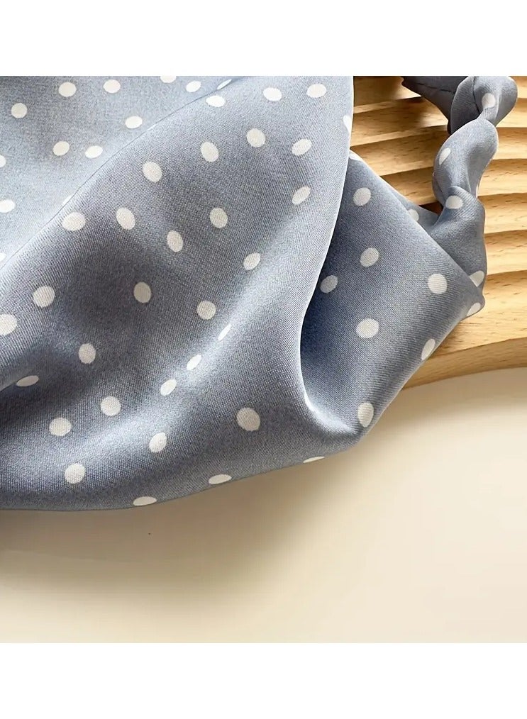 Rozino 6pcs Satin Triangle Hair Scarves for Women - Image 3