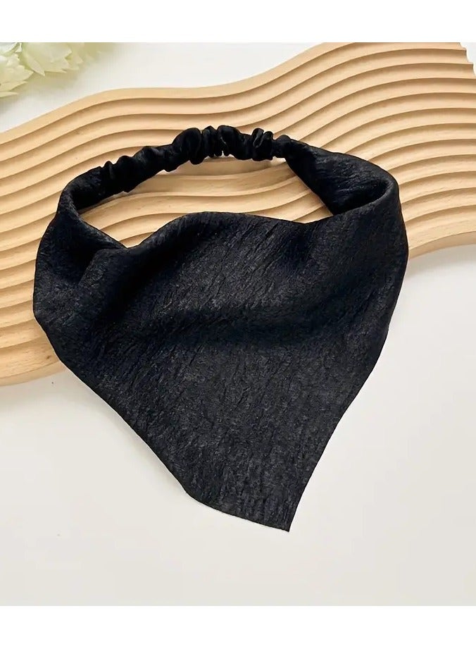 Rozino 6pcs Satin Triangle Hair Scarves for Women - Image 5