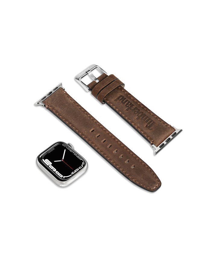 Timberland حزام جلدي بديل عالمي للرجال والنساء متوافق مع Apple Watch Series 3-9، SE 38-40-41، Samsung، Huawei أو ساعة كوارتز بعرض العروة 20 مم  - Image 5