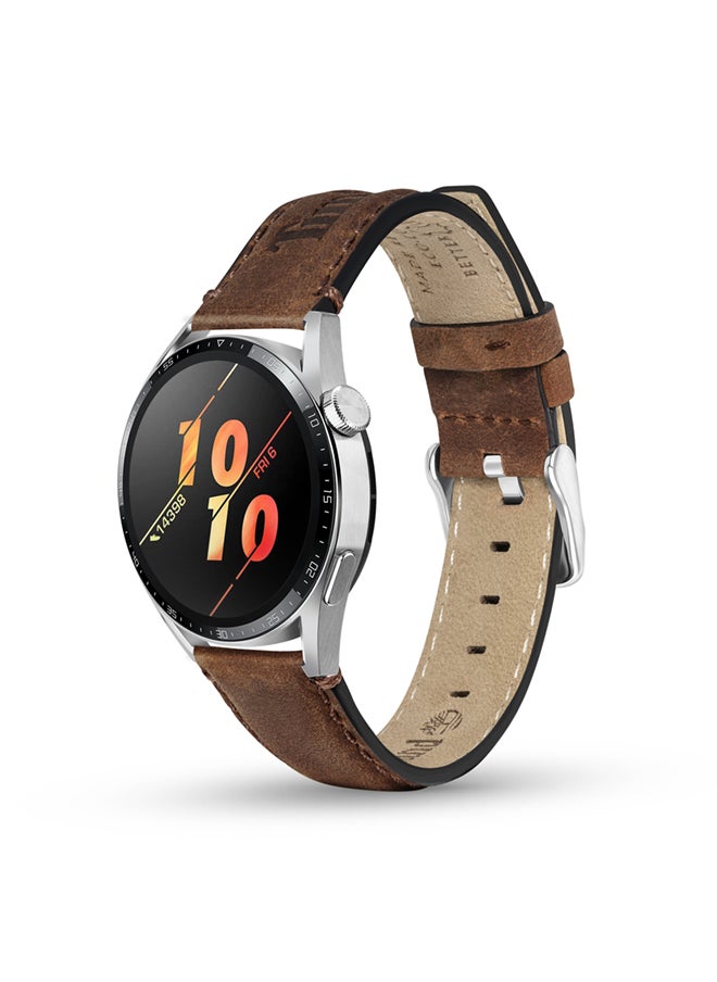 Timberland حزام جلدي بديل عالمي للرجال والنساء متوافق مع Apple Watch Series 3-9، SE 38-40-41، Samsung، Huawei أو ساعة كوارتز بعرض العروة 20 مم  - Image 4