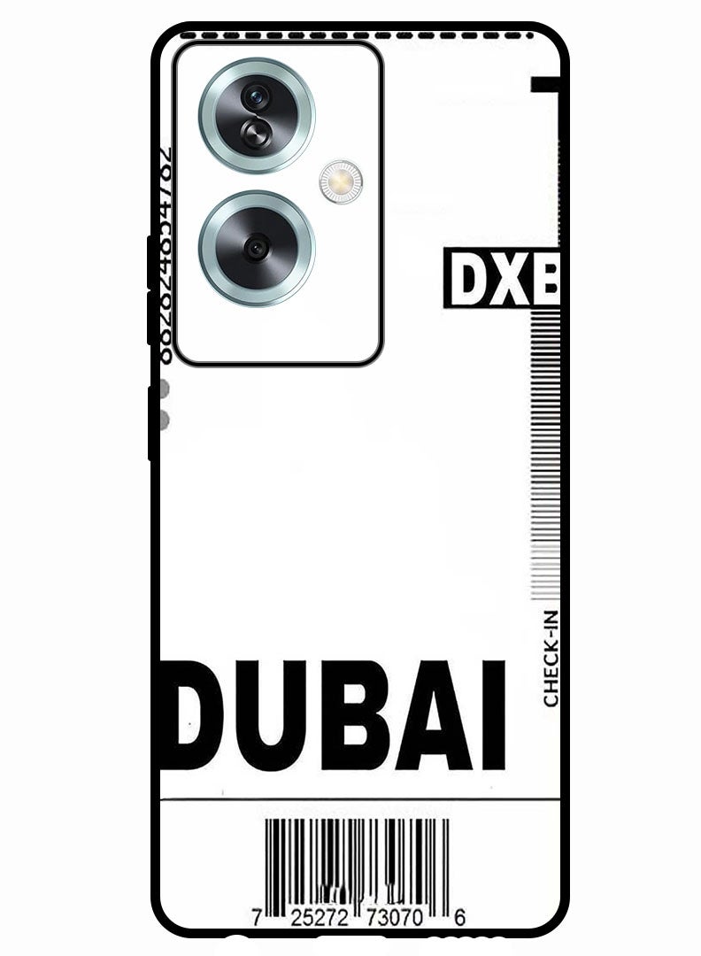 Theodor Protective Case Anti Scratch Shock Proof Bumper Cover For Oppo A79 5G DXB Boarding pass - Image 1