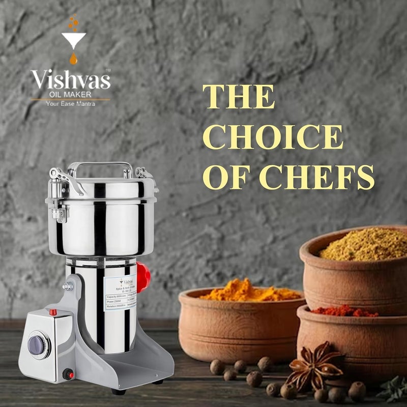 Vivatra Vishvas Dry Masala Grinder Machine Your AllinOne Solution for Grinding Spices Herbs and Seeds 500 GM VI500 B  - Image 2