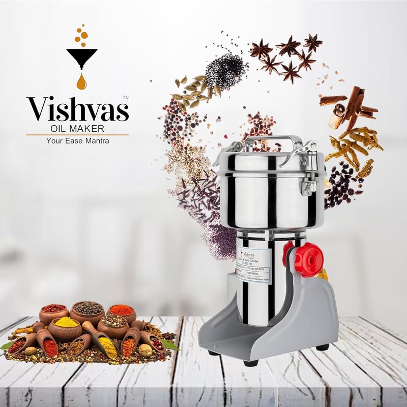 Vivatra Vishvas Dry Masala Grinder Machine Your AllinOne Solution for Grinding Spices Herbs and Seeds 500 GM VI500 B  - Image 4