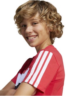 Adidas Youth Seasonal Essentials Tiberio 3 Stripes T-Shirt  - Image 4