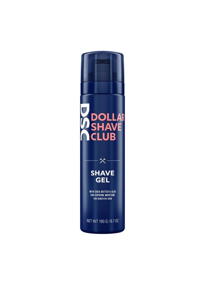 DOLLAR SHAVE CLUB Ollar Shave Club ; Shave Gel 2Pack ; Formulated With Shea Butter And Aloe Helping Prevent Shave Irritation Provides Long Lasting Lubrication During Shaving Safe For Sensitive Skin Blue  - Image 3
