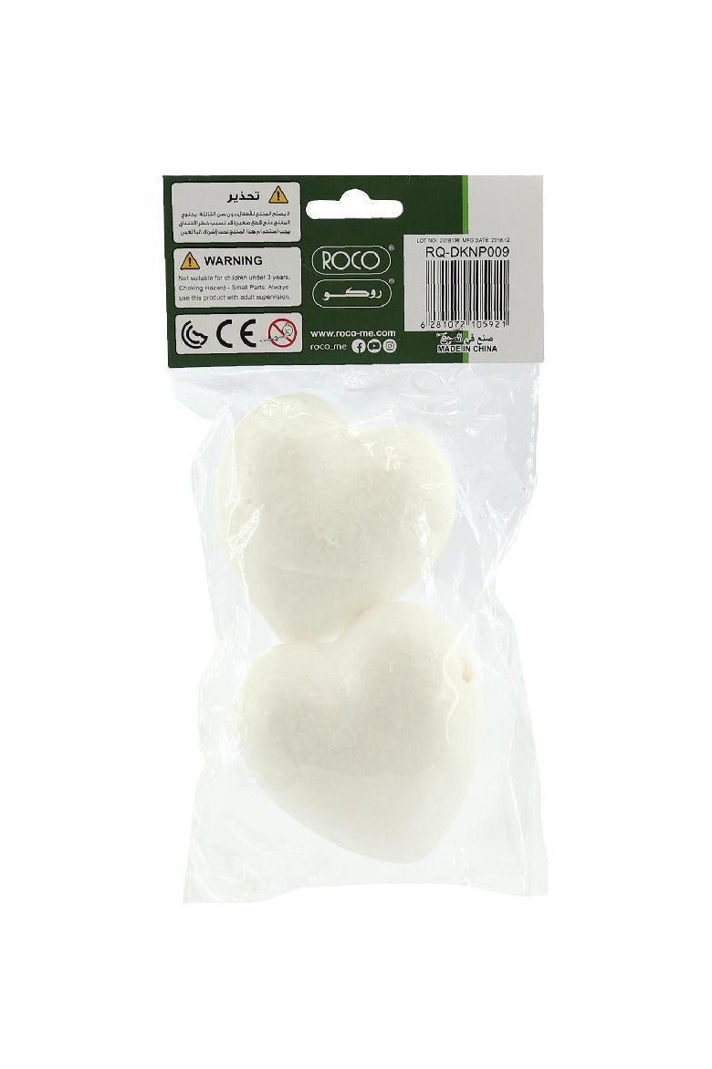 ROCO Heart 80 mm Foam Art White