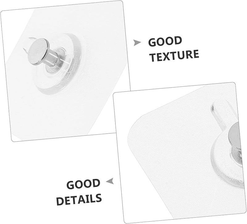 10 قطعة من الخطافات اللاصقة القابلة لإعادة الاستخدام ثقيلة التحمل للإزالة دون تلف للمنزل والمكتب والمطبخ والحمام - Image 4