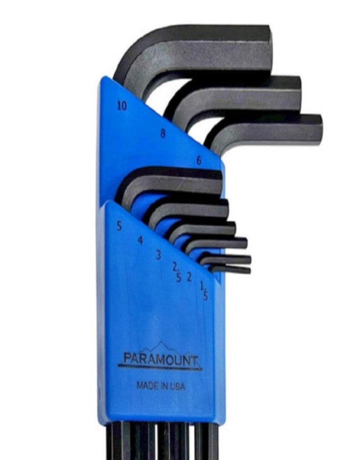 Paramount Steel 9-Piece L-Key Ball-End Hex Key Set: Metric 1.5 to 10mm - Image 4