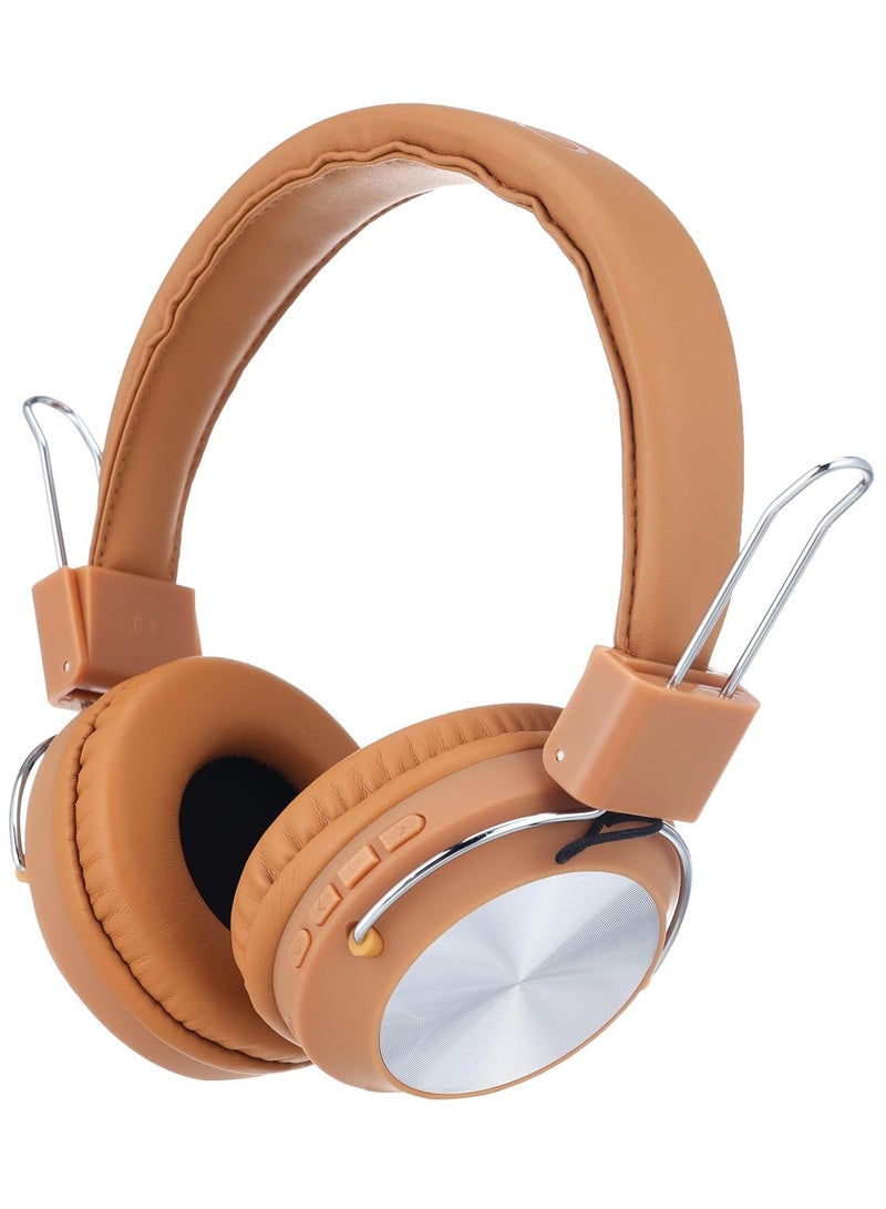 SODO SD-1001 Bluetooth Headphones - Wireless - Up to 8 Hours Playtime - TF Card Port-BROWN  - Image 1