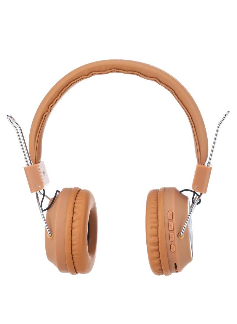 SODO SD-1001 Bluetooth Headphones - Wireless - Up to 8 Hours Playtime - TF Card Port-BROWN  - Image 2