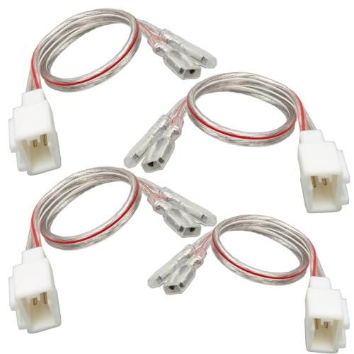 NuIth Dash Tweeter Speaker Wiring Harness for Hyundai 12-20 Accent/12-17 Azera/10-18 Tucson, Kia 12-20 Soul/14-18 Forte/16-22 Sportage Dashboard Speaker Wire Cable 4 PCS - Image 1