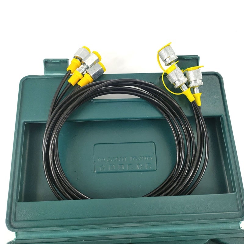 Hydraulic Pressure Gauge Kit: 3 Precise 25MPa 40MPa 60MPa Gauges With 6 Anti-Rust Leakage-Proof Stainless Steel Couplings - Portable Carry Box Storage for Excavator Construction Machinery Maintenance - Image 4