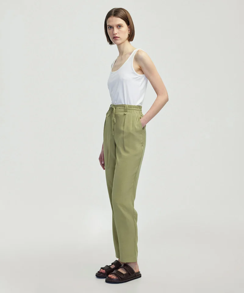 ابيكول Carrot Fit Trousers With Drawstring
