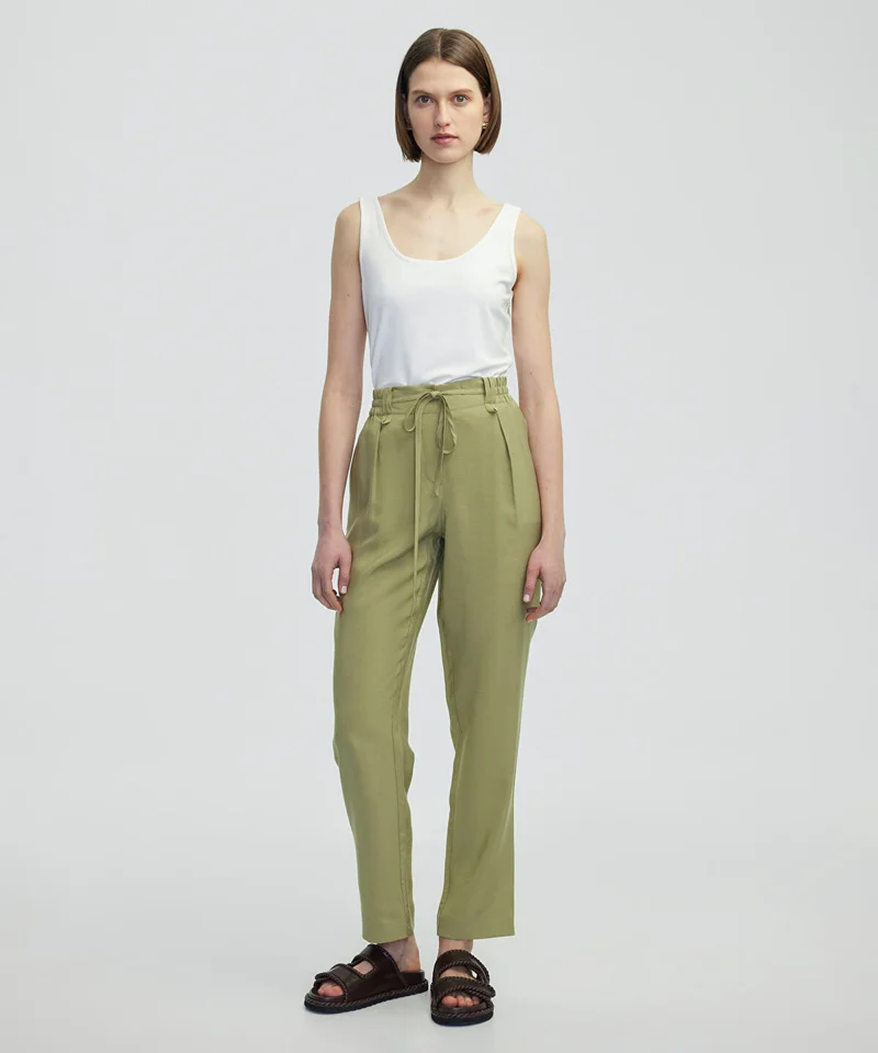 ابيكول Carrot Fit Trousers With Drawstring