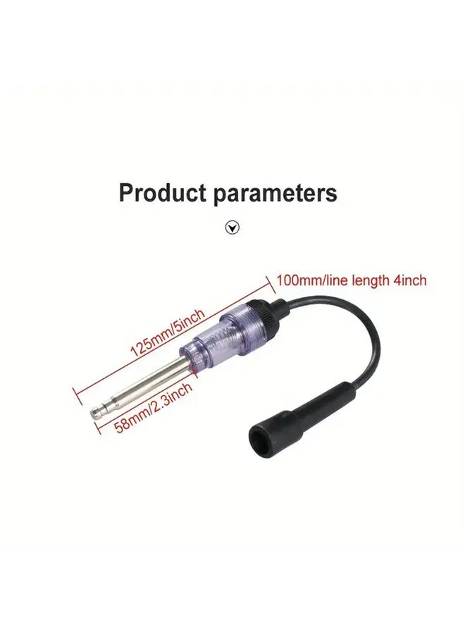 Silvery Spark Tester Plug Ignition Diagnostic Detector Tool 1pc For Vehicle Engine Maintenance - Image 5