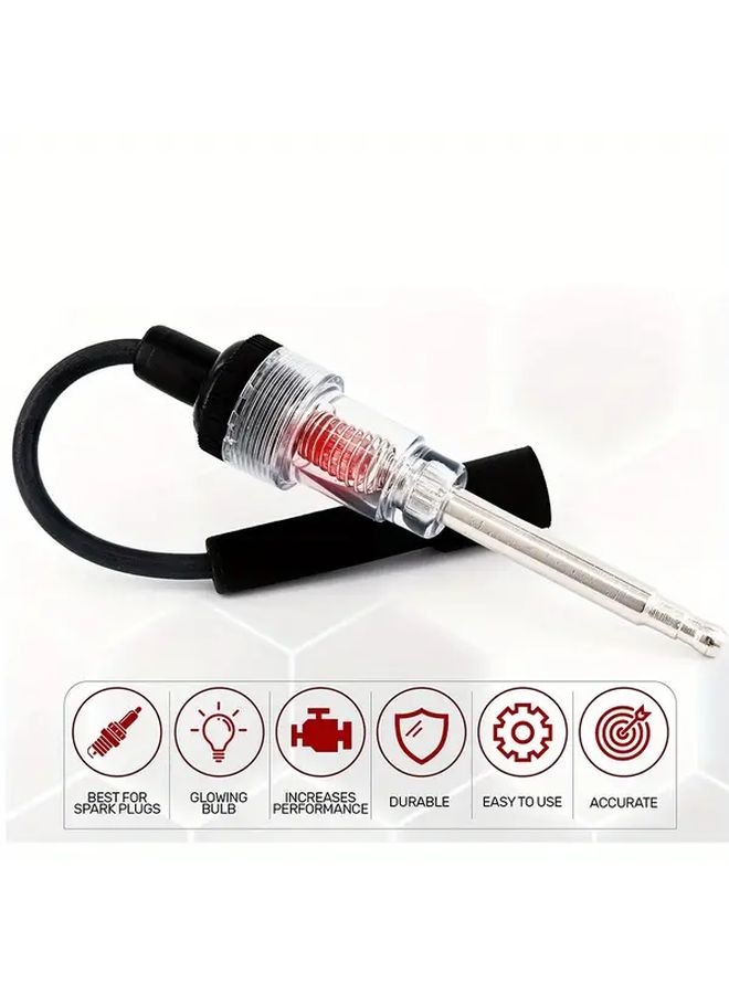 Silvery Spark Tester Plug Ignition Diagnostic Detector Tool 1pc For Vehicle Engine Maintenance - Image 4