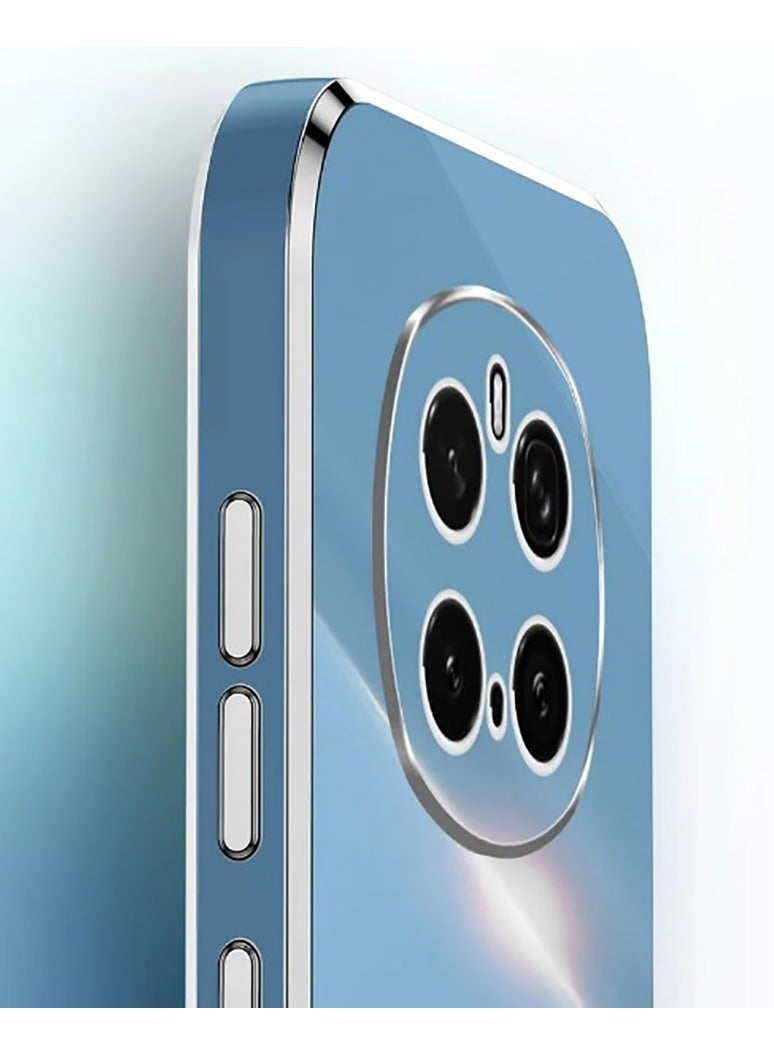 Compatible with Honor Magic 7 Pro cover, smooth veneer gold plated chrome, black Thin and smooth shock-proof full protection Honor Magic 7 Pro case -black - Image 5