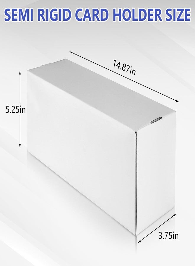 DEDC 3Pcs 14.8-Inch Semi-Rigid card holder Storage Box, trading card storage box, wooden cardboard card storage box - Image 3