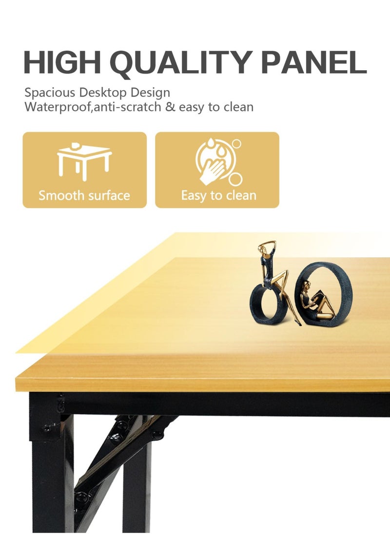 Folding Desk Adjustable Computer Table Picnic Table Compact Table for Home Office