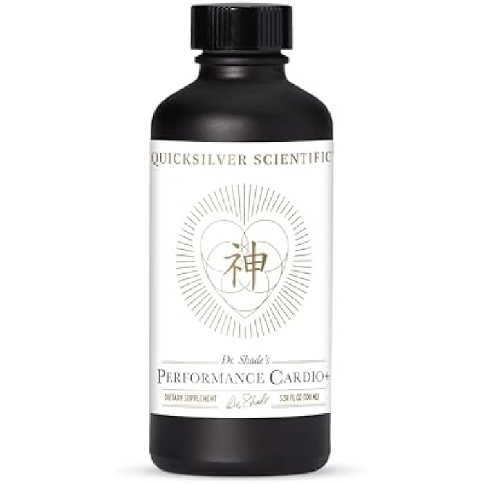 Quicksilver Scientific Performance Cardio+ - Herbal Supplement to Support Blood Circulation & Brain Health - Cardiovascular Supplement with Hawthorn Berry + He Shou Wu + Ginseng Extract (3.38 oz) - Image 1