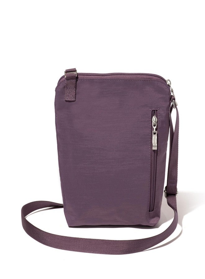 Baggallini Pocket Crossbody Bags for Women 8x8 Small Lightweight Durable Water-resistant Travel Purse W/Rfid, Misty Purple, One size - Image 3