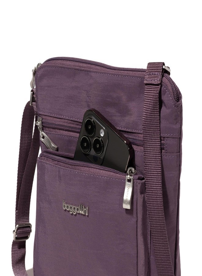 Baggallini Pocket Crossbody Bags for Women 8x8 Small Lightweight Durable Water-resistant Travel Purse W/Rfid, Misty Purple, One size - Image 5