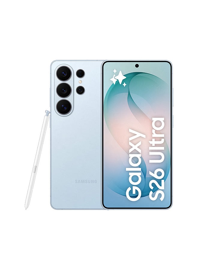 Galaxy S26 Ultra Dual SIM Sky Blue 12GB RAM 512GB 5G - Middle East Version